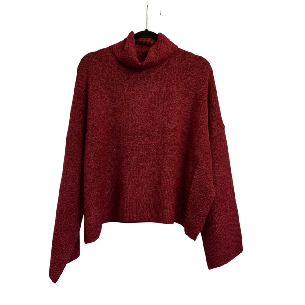 NWT Parker Turtleneck Oversized Sweater Raspberry XL Extra Large